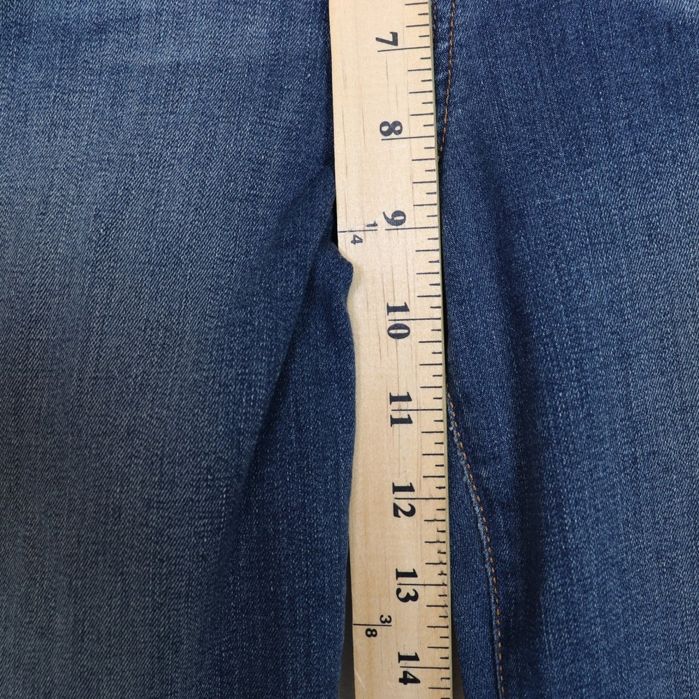 GUESS Blue Tailored Mini‎ Boot Distressed Jeans 32 - Picture 8 of 10